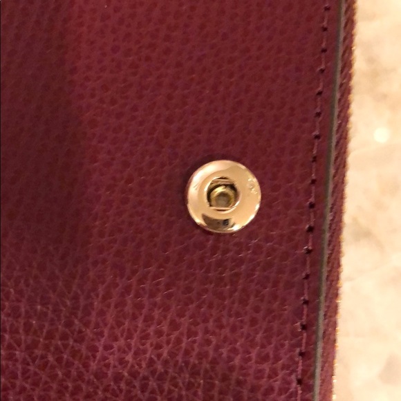 Sylvia Continental Wristlet Wallet Cherrywood -- NEW - Picture 9 of 10